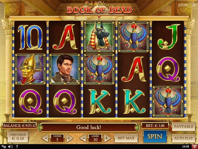 Book of Dead at Stake Casino